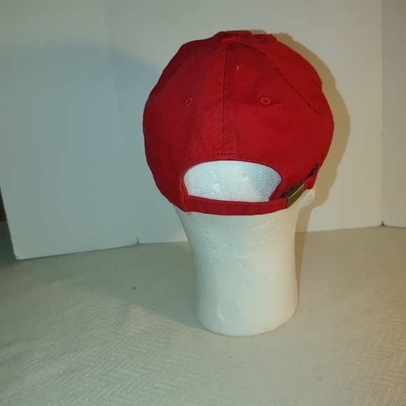 KBethos Bear Thinking of You Red Distressed Baseball Cap Logo Adjustable - Picture 4 of 9